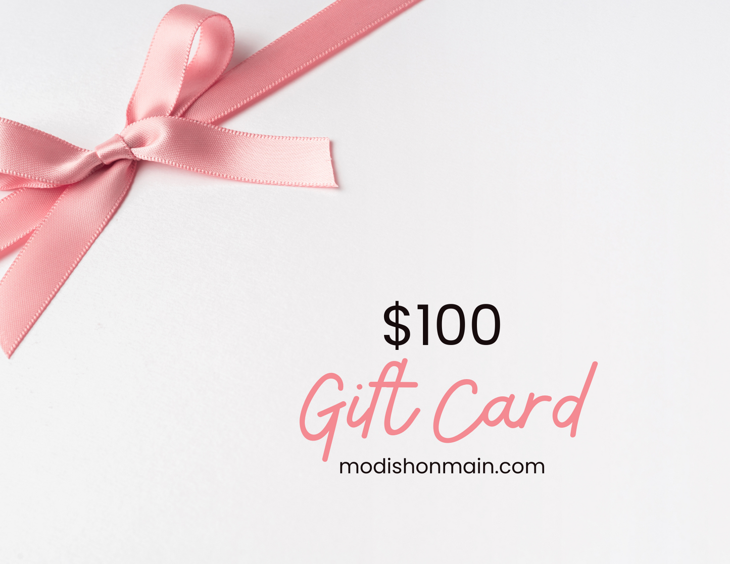 Modish on Main Digital Gift Card
