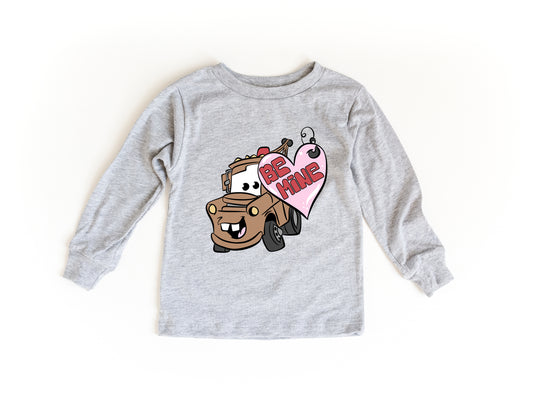 Be Mine Tow Truck - Kids Long Sleeve