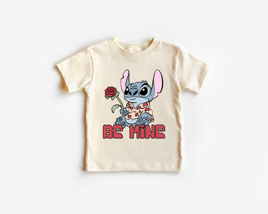 Be Mine Blue Alien - Kids Tee