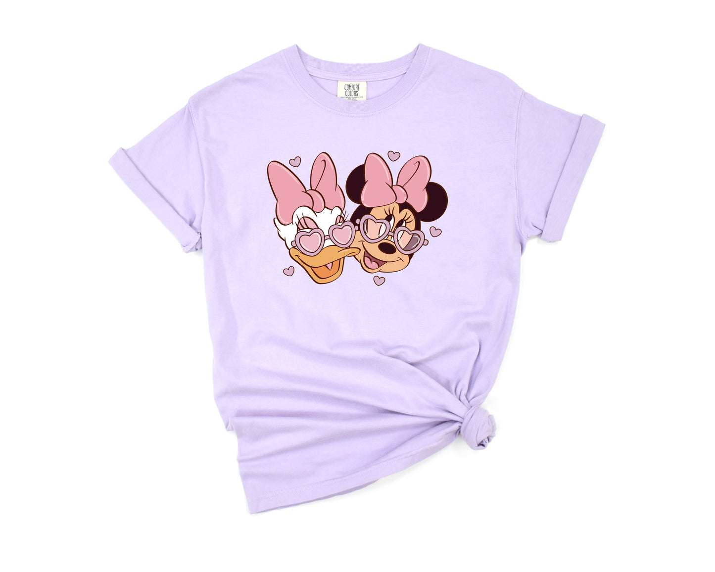Bestie Love (Pink) - Comfort Colors Adult Tee