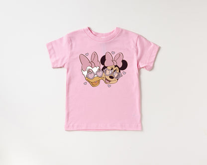 Bestie Love (Pink) - Kids Tee