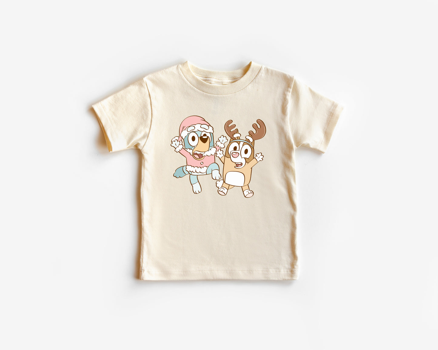 Festive Puppy Sisters - Kids Tee