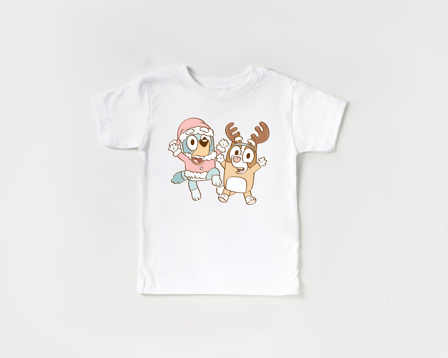 Festive Puppy Sisters - Kids Tee