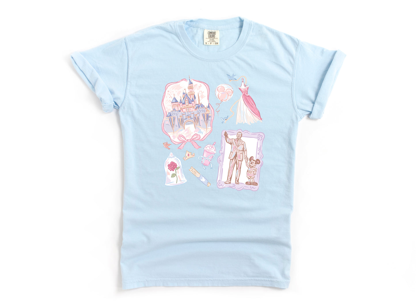 Spring Castle California - Comfort Colors Adult Tee