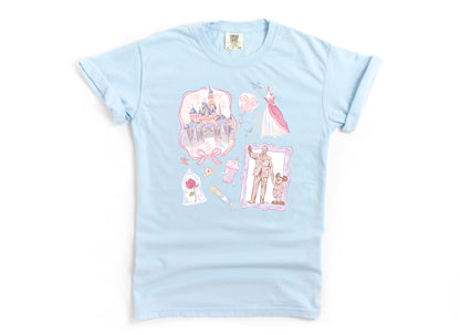 Spring Castle California - Comfort Colors Adult Tee