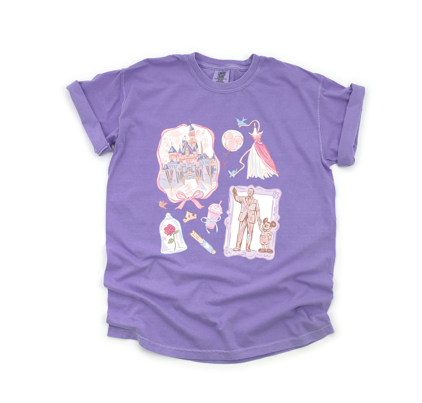 Spring Castle California - Comfort Colors Adult Tee