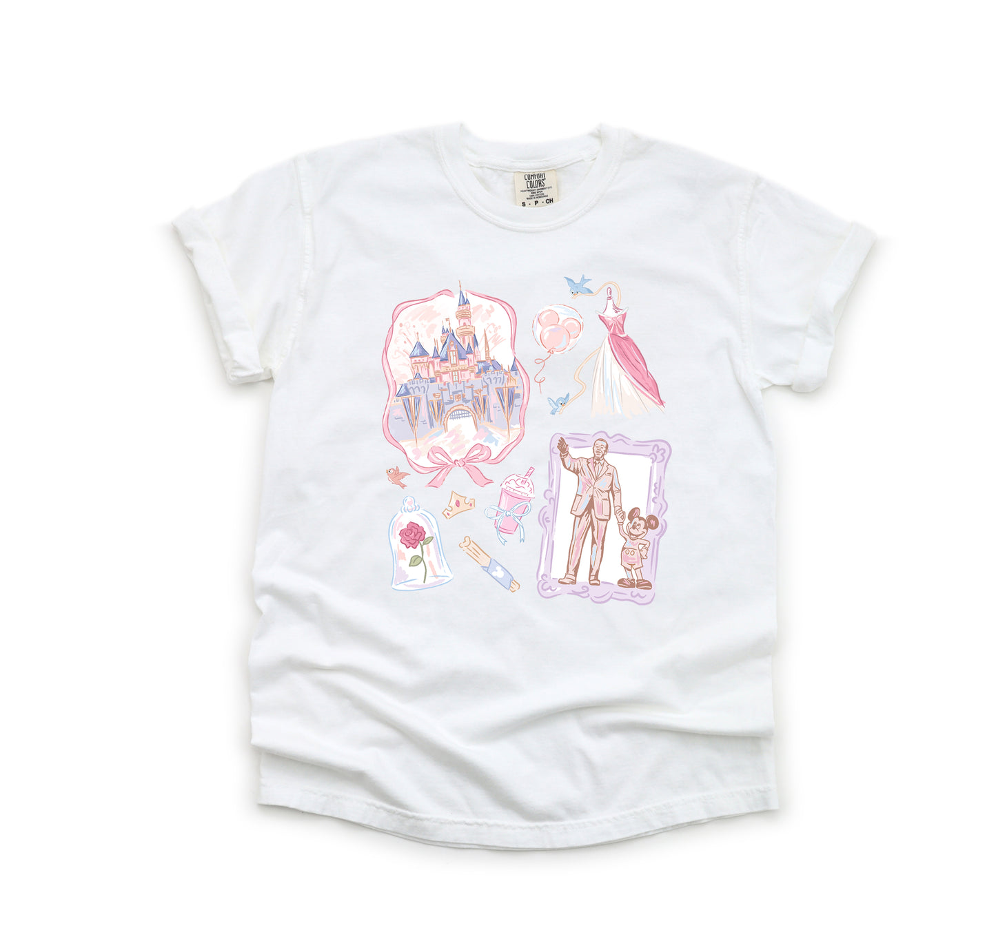 Spring Castle California - Comfort Colors Adult Tee