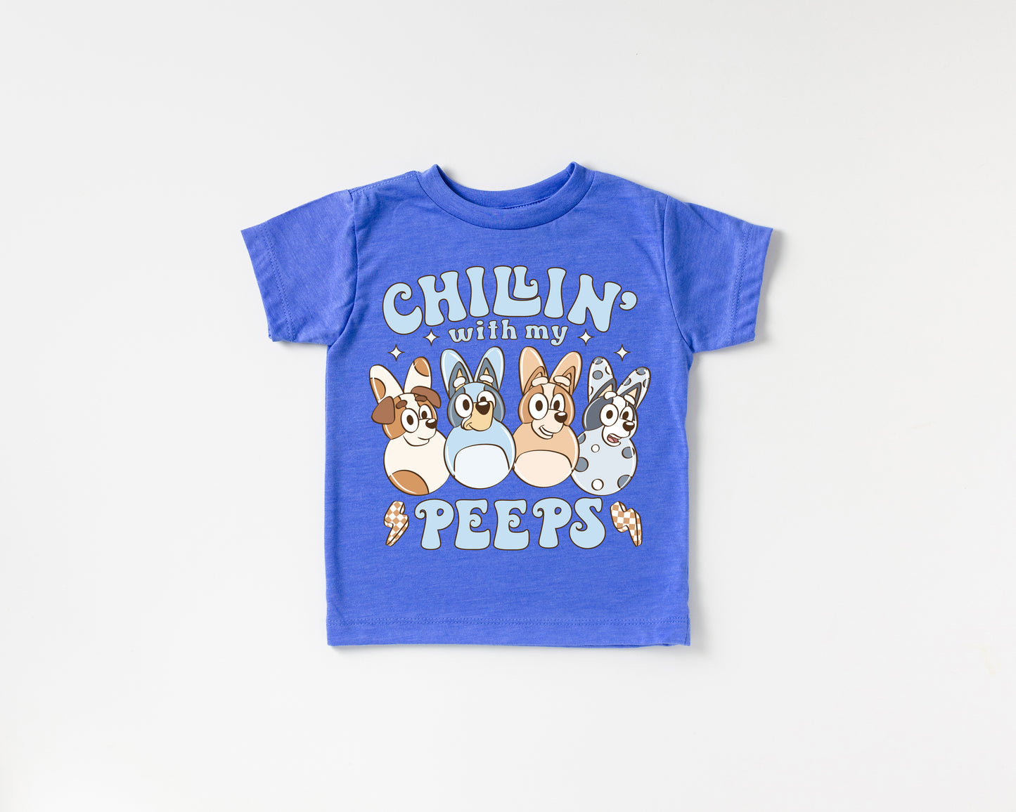 Chillin with my Puppy Peeps - Kids Tee