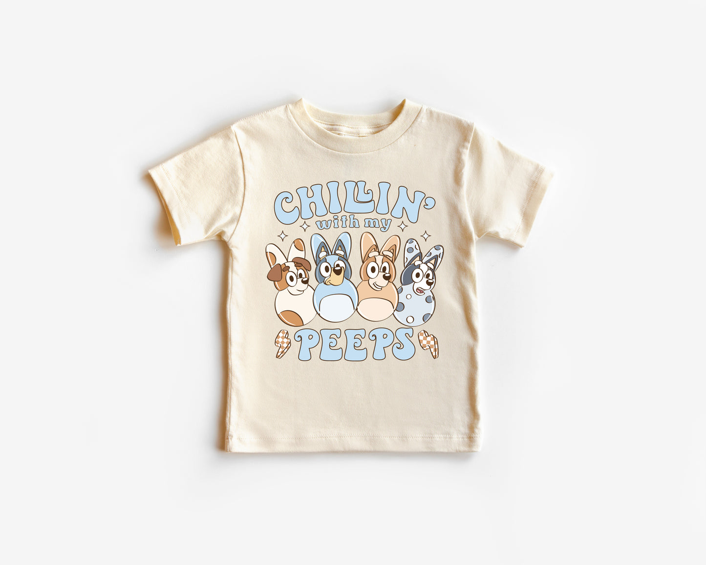 Chillin with my Puppy Peeps - Kids Tee