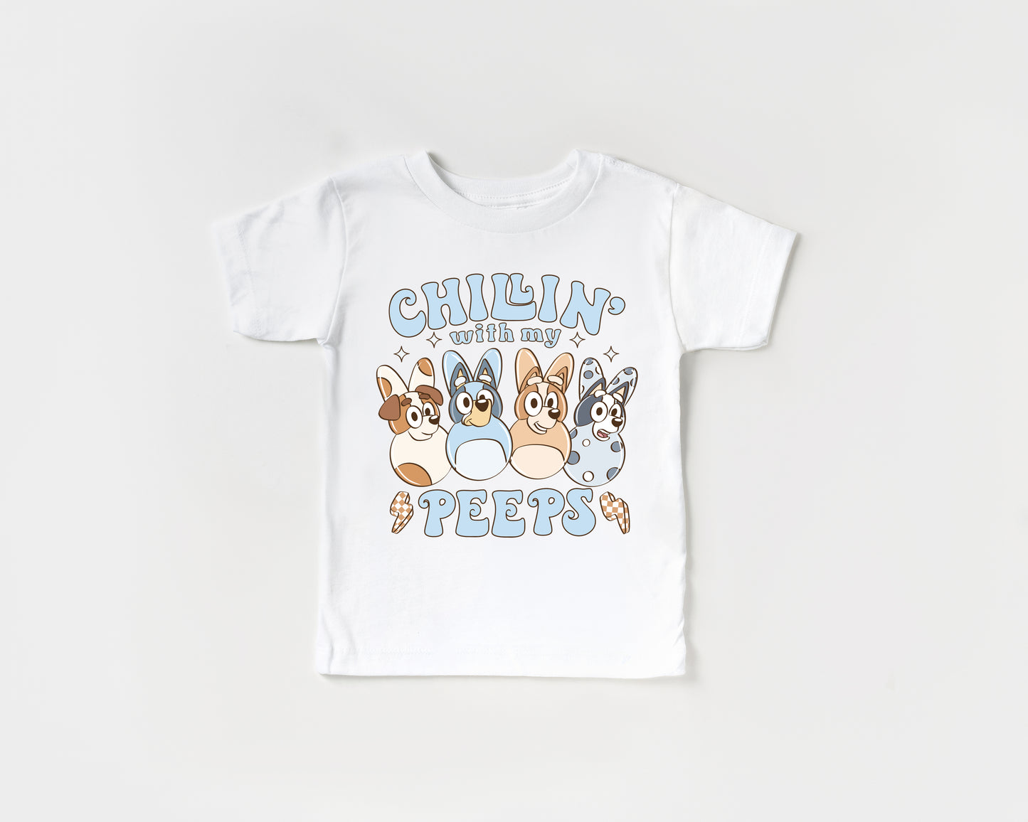 Chillin with my Puppy Peeps - Kids Tee