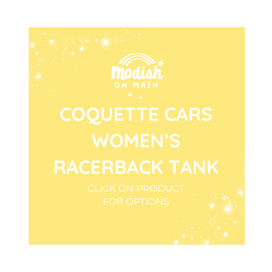 Coquette Cars - Women's Racerback Tank
