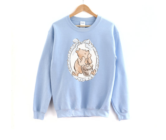 Coquette Bear - Adult Fleece Sweatshirt
