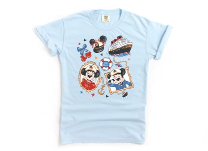 Cruise Charms - Comfort Colors Adult Tee
