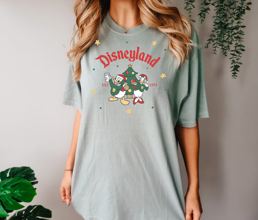 D*land Christmas Ducks - Bay XL Comfort Colors Adult Tee *READY TO SHIP*