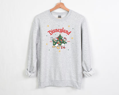 D*land Christmas Ducks - Adult Fleece Sweatshirt