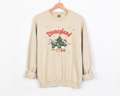 D*land Christmas Ducks - Adult Fleece Sweatshirt