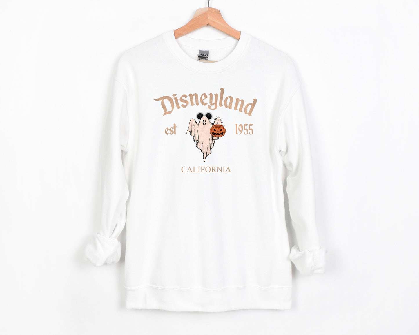 D*Land Ghost Mick  - Adult Fleece Sweatshirt | Neutral ink