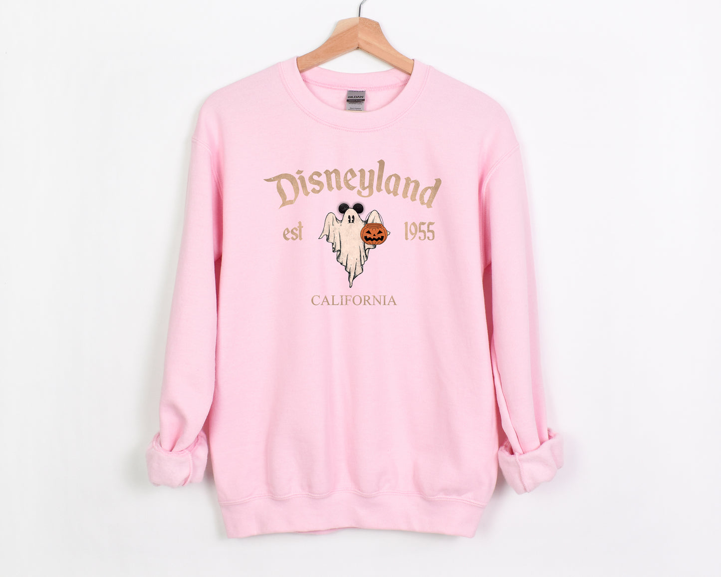 D*Land Ghost Mick  - Adult Fleece Sweatshirt | Neutral ink