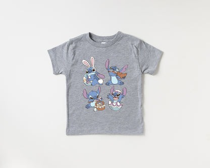 Blue Alien Bunny - Kids Tee