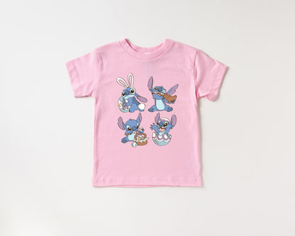 Blue Alien Bunny - Kids Tee