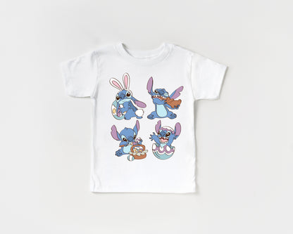 Blue Alien Bunny - Kids Tee