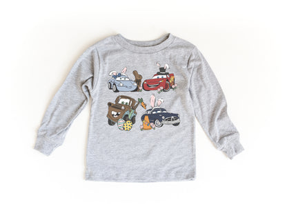 Easter Cars - Kids Long Sleeve