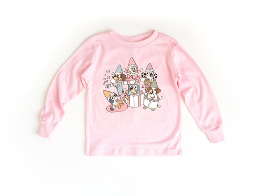 Elf Dogs - Kids Long Sleeve