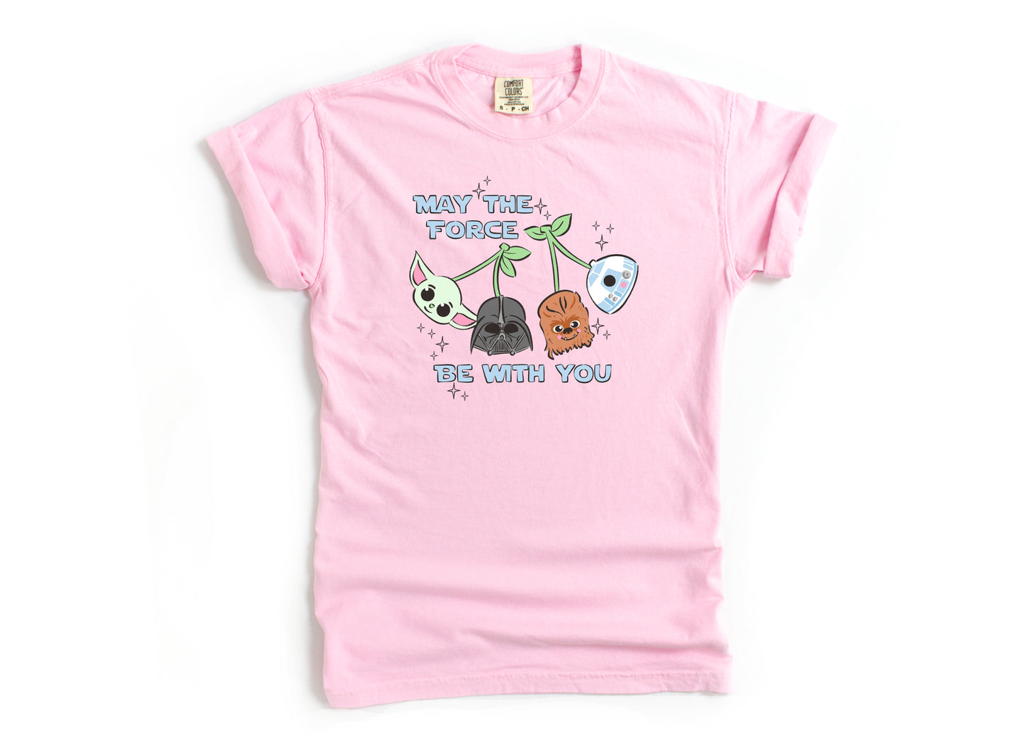 Galactic Cherries Blue - Comfort Colors Adult Tee