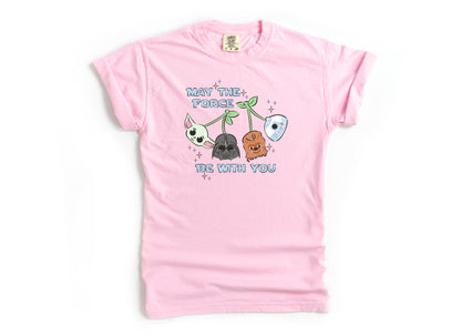 Galactic Cherries Blue - Comfort Colors Adult Tee