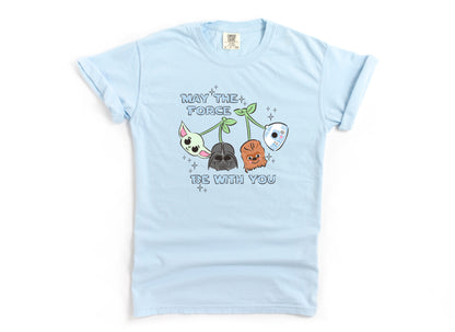 Galactic Cherries Blue - Comfort Colors Adult Tee