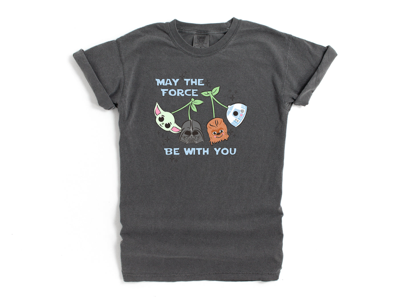 Galactic Cherries Blue - Comfort Colors Adult Tee