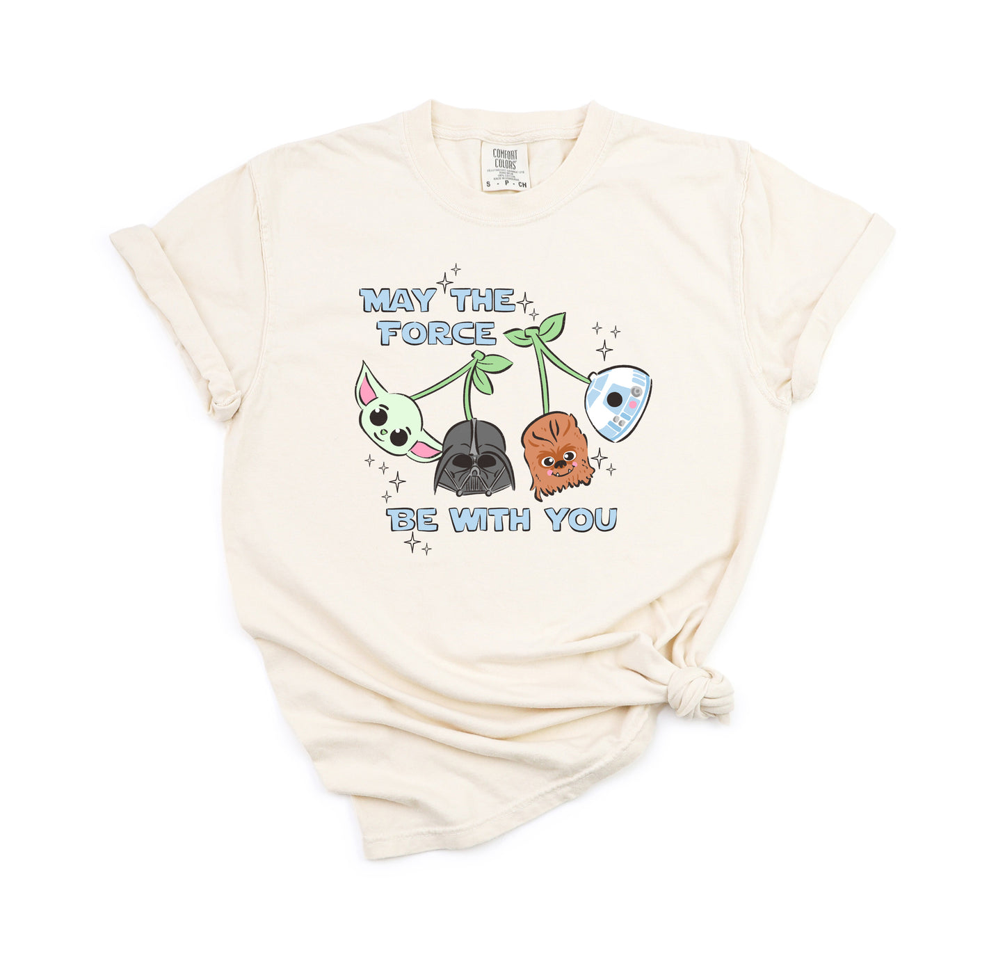 Galactic Cherries Blue - Comfort Colors Adult Tee