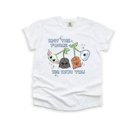 Galactic Cherries Blue - Comfort Colors Adult Tee