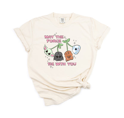 Galactic Cherries Pink - Comfort Colors Adult Tee