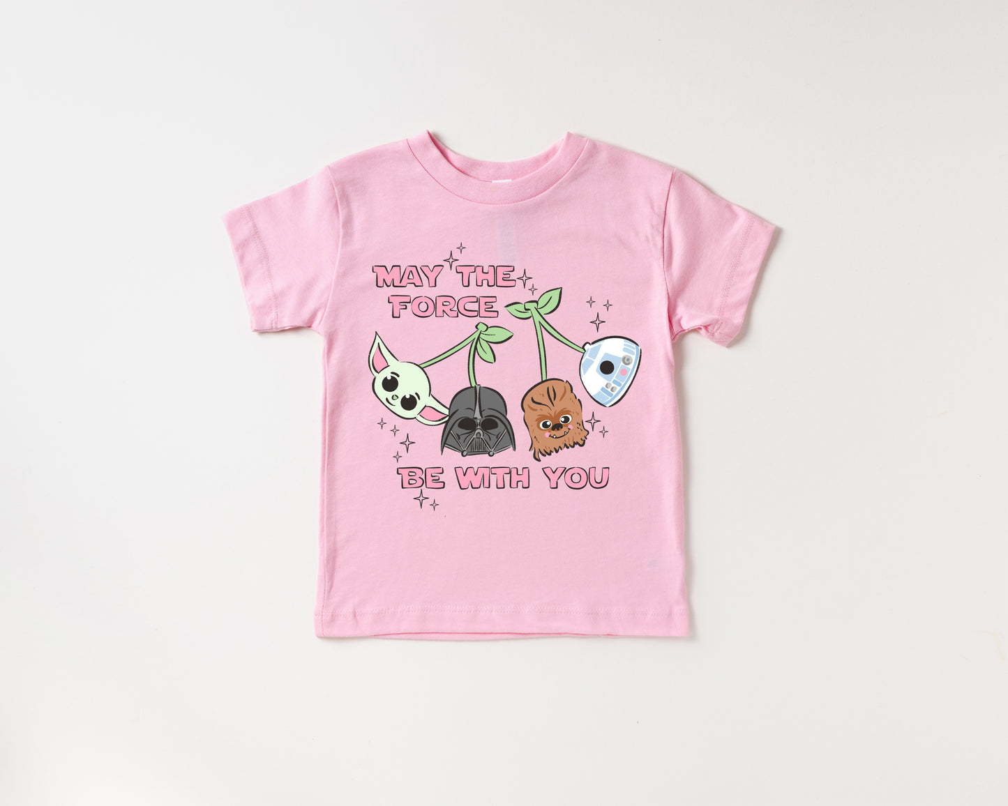 Galactic Cherries Pink - Kids Tee
