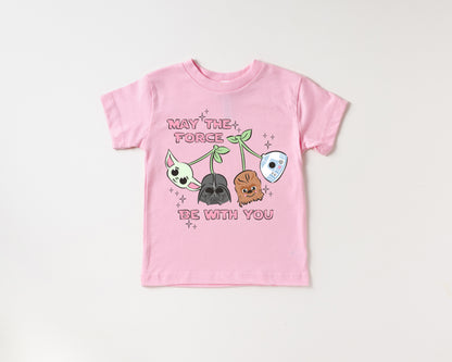 Galactic Cherries Pink - Kids Tee