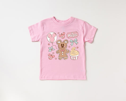 Ginger Cookie Snacks (Pink) - Kids Tee