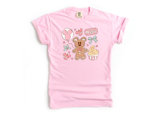 Ginger Cookie Snacks (Pink) - Comfort Colors Adult Tee