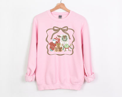 Holiday Monsters - Adult Fleece Sweatshirt