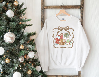Holiday Monsters - Adult Fleece Sweatshirt