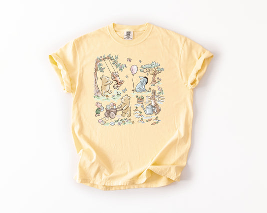 Hundred Acre Easter - Comfort Colors Adult Tee