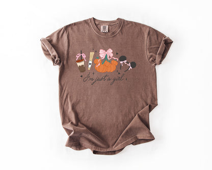 Just a {Fall} Girl- Comfort Colors Adult Tee