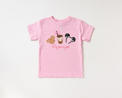 Just a Girl- Kids Tee