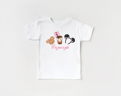 Just a Girl- Kids Tee