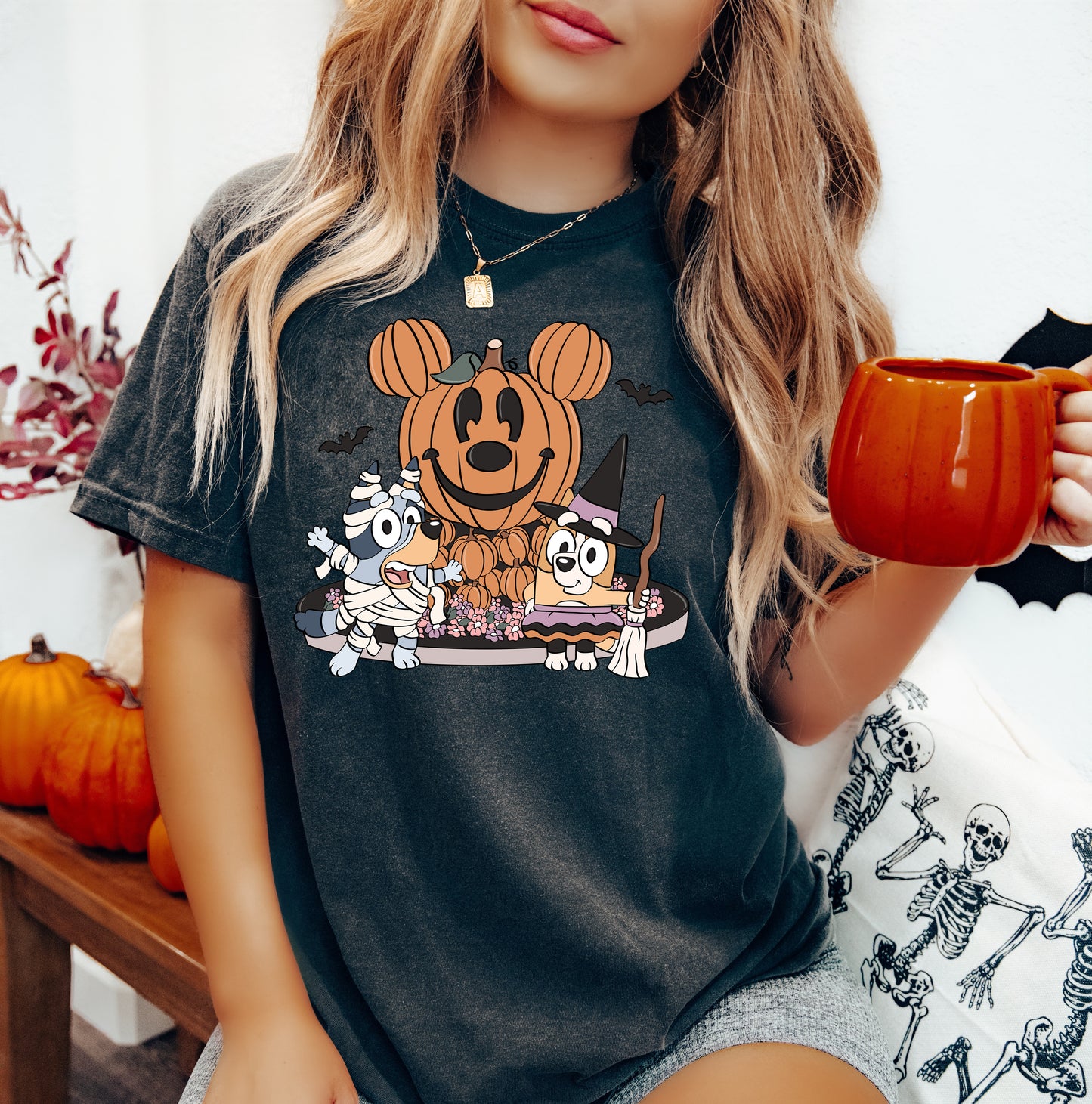 Main Street Spooky Sisters - Comfort Colors Adult Tee