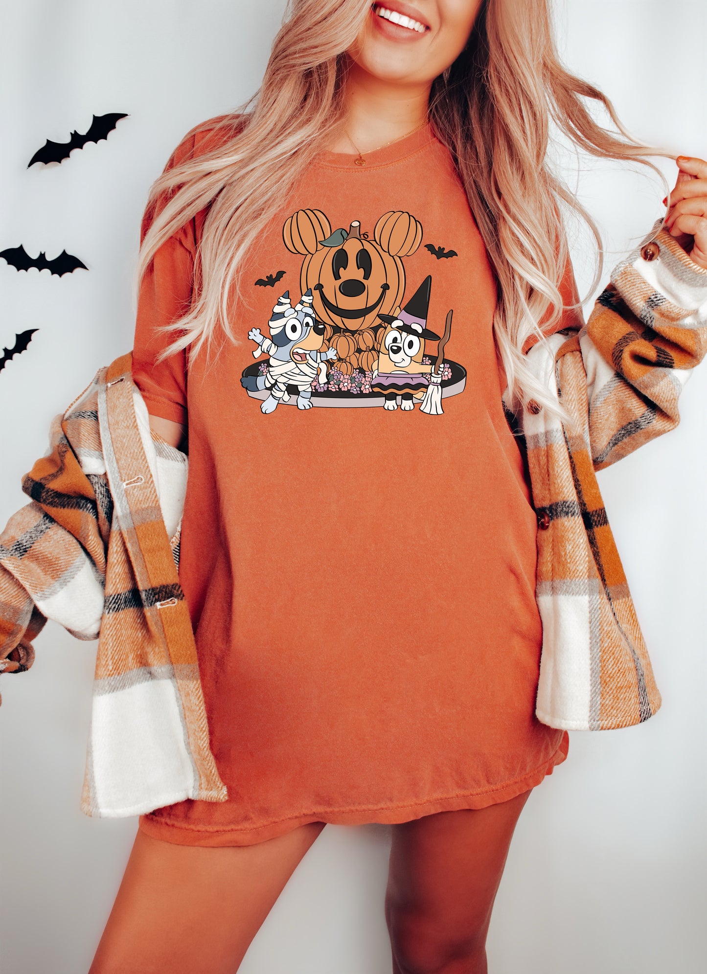 Main Street Spooky Sisters - Comfort Colors Adult Tee