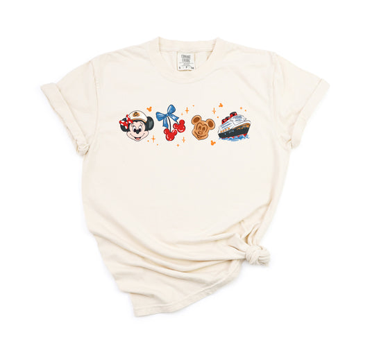 Cruise Day Cutie - Comfort Colors Adult Tee