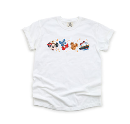 Cruise Day Cutie - Comfort Colors Adult Tee
