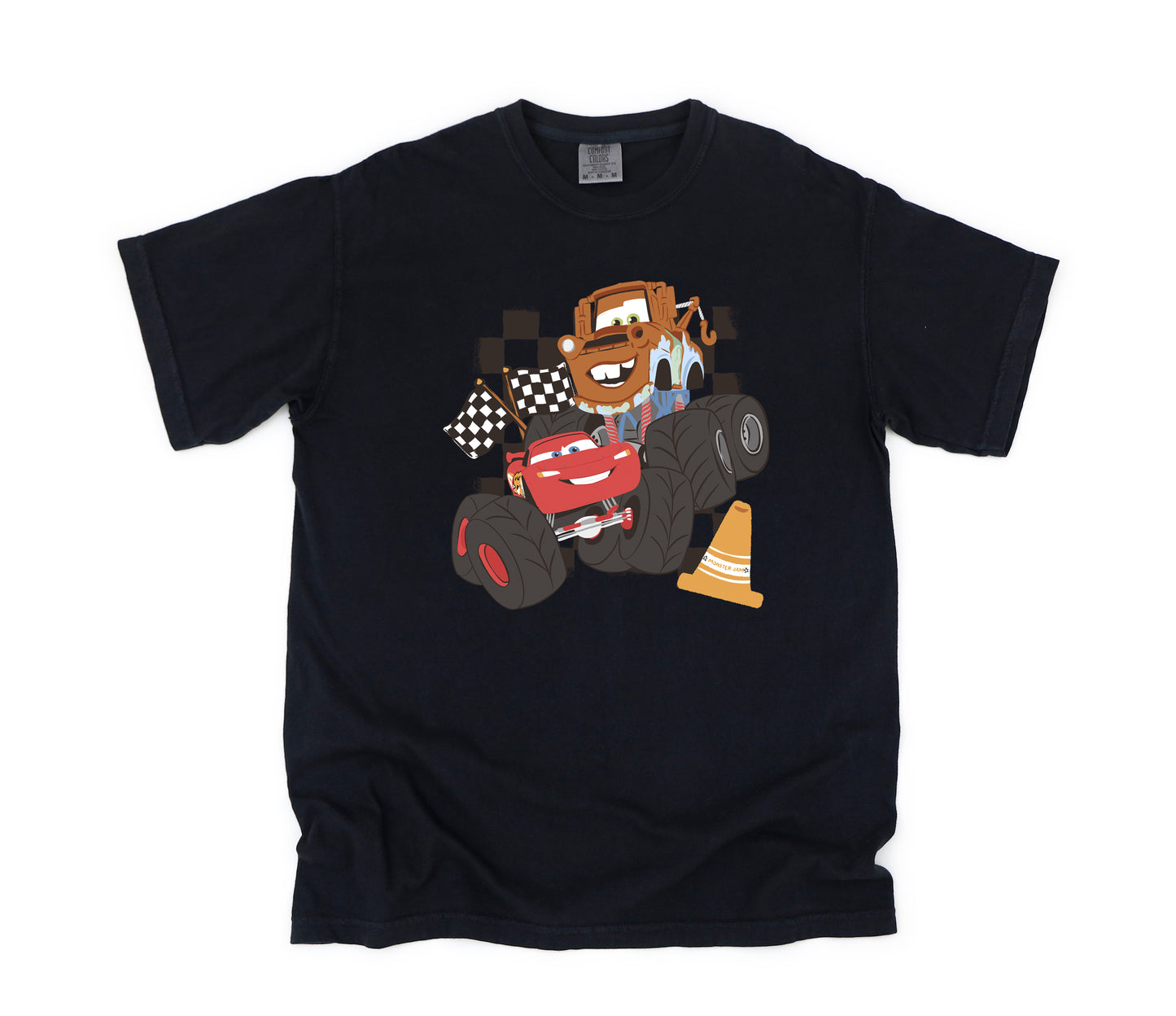 Mater & McQueen Monster Trucks - Comfort Colors Adult Tee