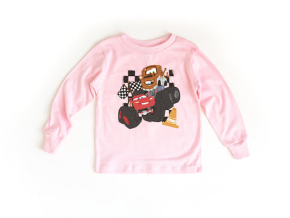 Mater & McQueen Monster Trucks - Kids Long Sleeve